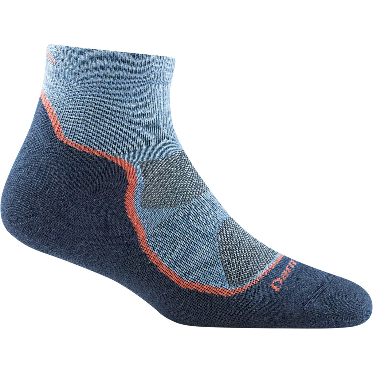 Darn Tough | 1987 Light Hiker | 1/4 Sock | Lightweight | Cushion | Dames | Wandelsokken | Trail.nl