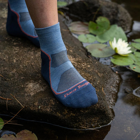 Darn Tough | 1987 Light Hiker | 1/4 Sock | Lightweight | Cushion | Dames | Wandelsokken | Trail.nl