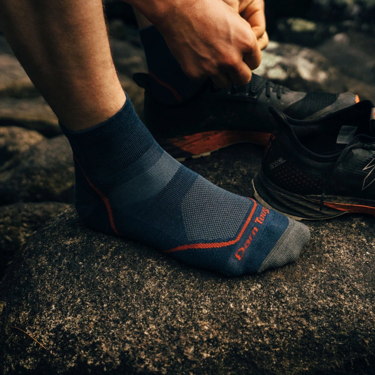 Darn Tough | 1991 Light Hiker | 1/4 Sock | Lightweight | Cushion | Heren | Wandelsokken | Trail.nl