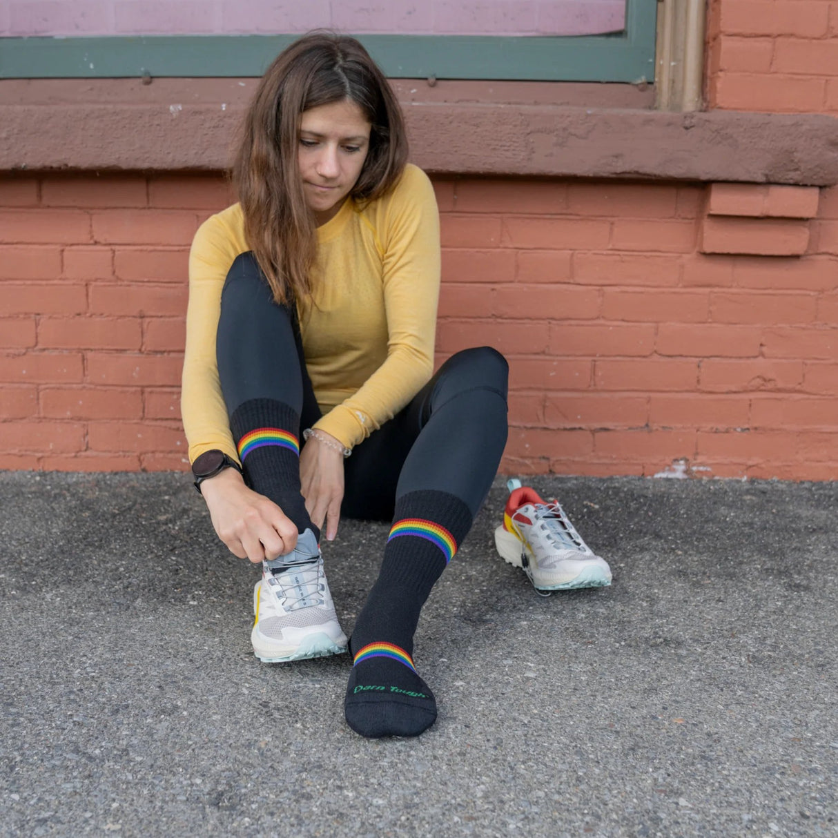 Darn Tough | 1115 Prism | Micro Crew | Lightweight | Cushion | Dames | Trailrunsokken | Trail.nl