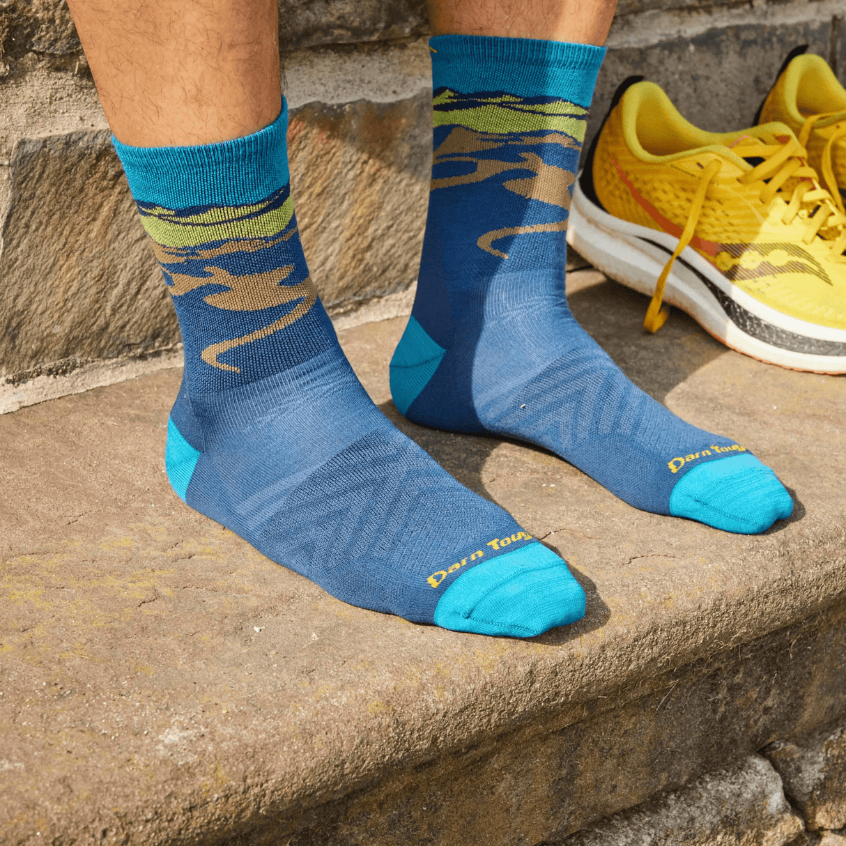 Darn Tough | 1065 Ridge Runner | Micro Crew | Ultra-Lightweight | Heren | Trailrunsokken | Trail.nl