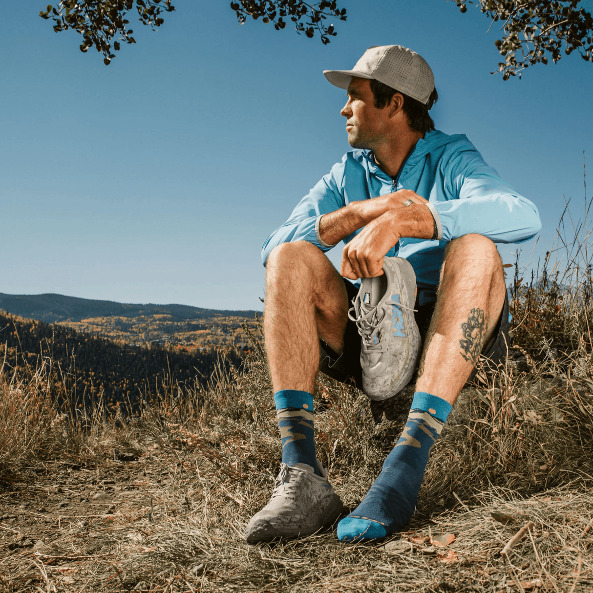 Darn Tough | 1065 Ridge Runner | Micro Crew | Ultra-Lightweight | Heren | Trailrunsokken | Trail.nl