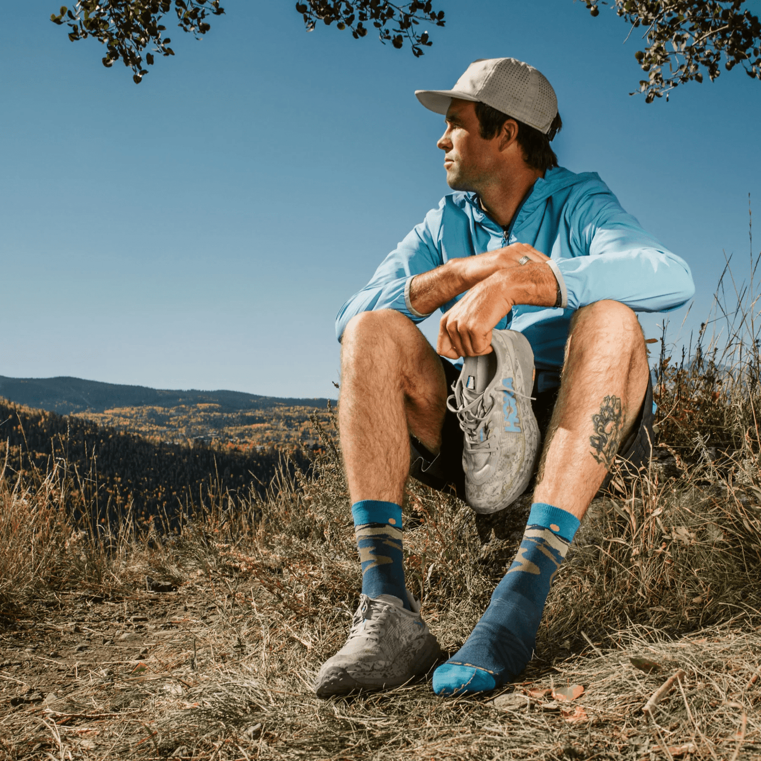 Darn Tough | 1065 Ridge Runner | Micro Crew | Ultra-Lightweight | Heren | Trailrunsokken | Trail.nl
