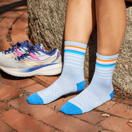 Darn Tough | 1045 Run | Stride | Micro Crew | Ultra-Lightweight | Dames | Trailrunsokken | Trail.nl