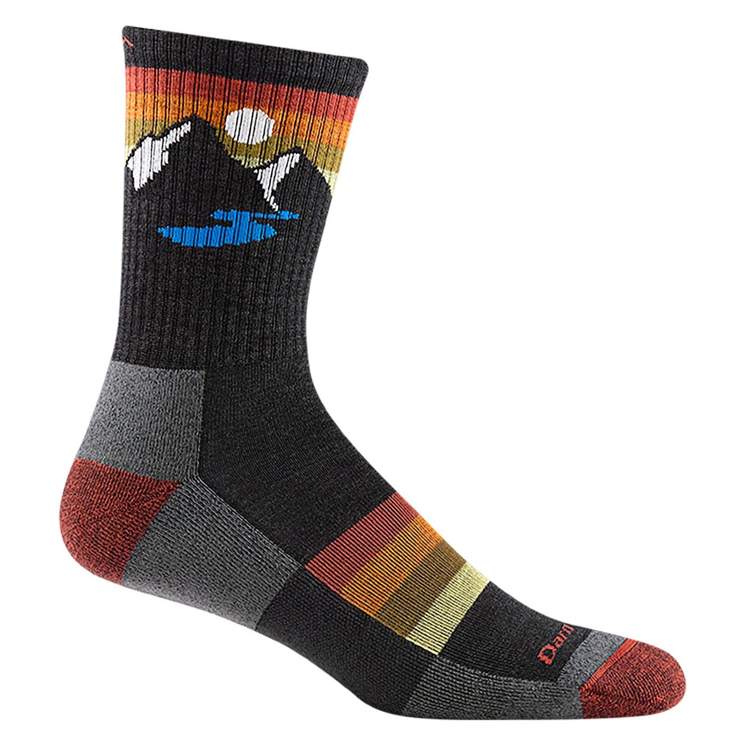 Darn Tough | 1997 Sunset Ridge | Micro Crew | Lightweight | Cushion | Heren | Wandelsokken | Trail.nl