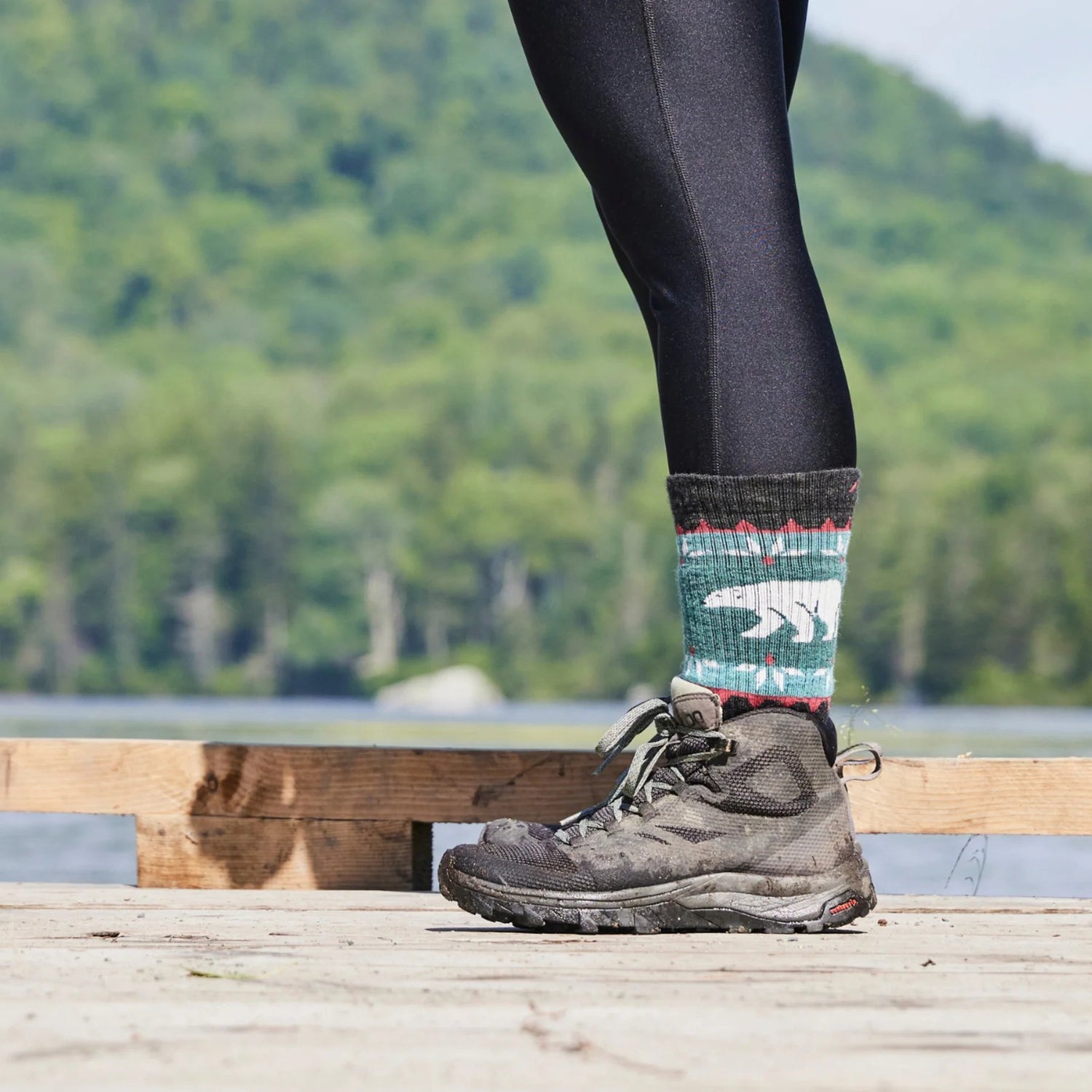 Darn Tough | 5017 Vanna Grizzle | Boot | Midweight | Cushion | Wandelsokken | Dames | Trail.nl