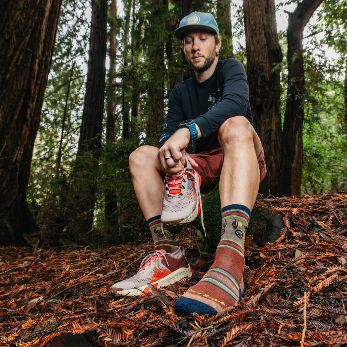 Darn Tough | 5003 Willoughby | Micro Crew | Lightweight | Cushion | Heren | Wandelsokken | Trail.nl