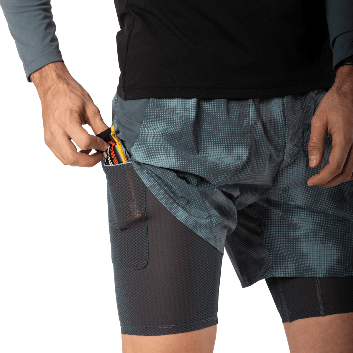 Dynafit Trail Reflective 2in1 Shorts Heren | Trail.nl