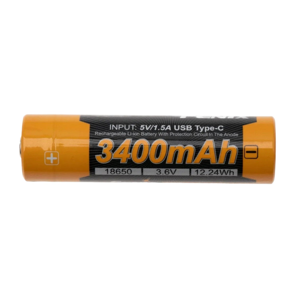 Fenix 18650 Accu 3.4 Ah (USB) | Trail.nl