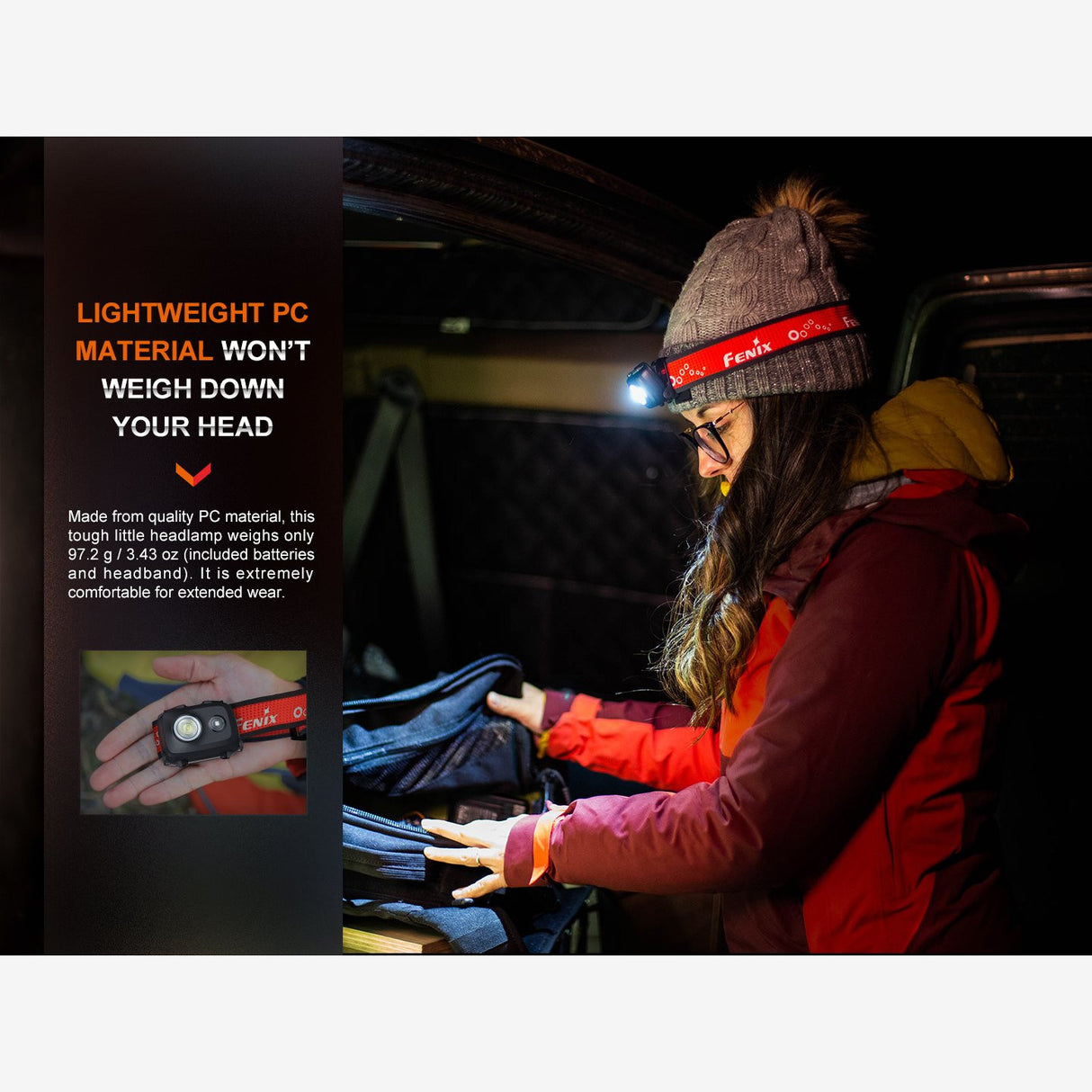 Fenix HL16 (450 Lumen) | Trail.nl