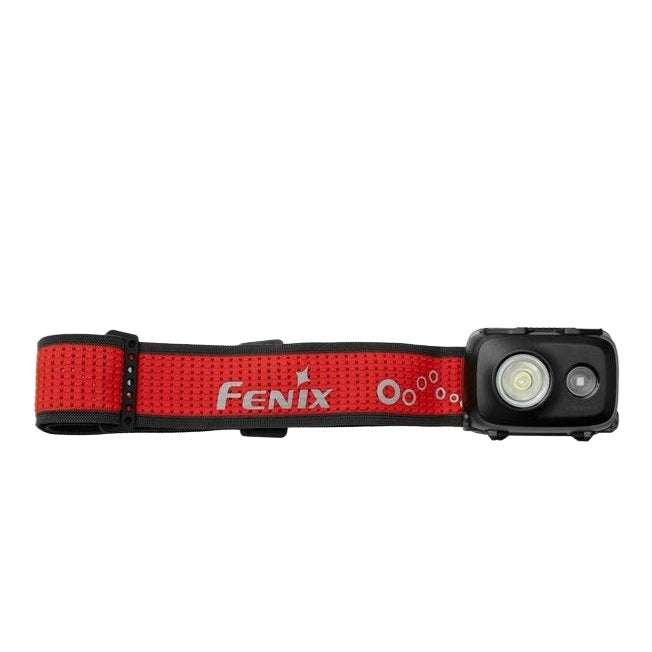 Fenix HL16 in Schwarz – Stirnband flach von vorne