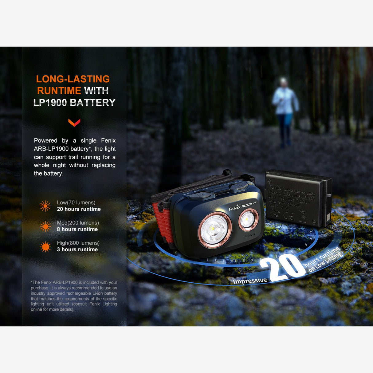 Fenix HL32R-T (800 lumen) | Trail.nl