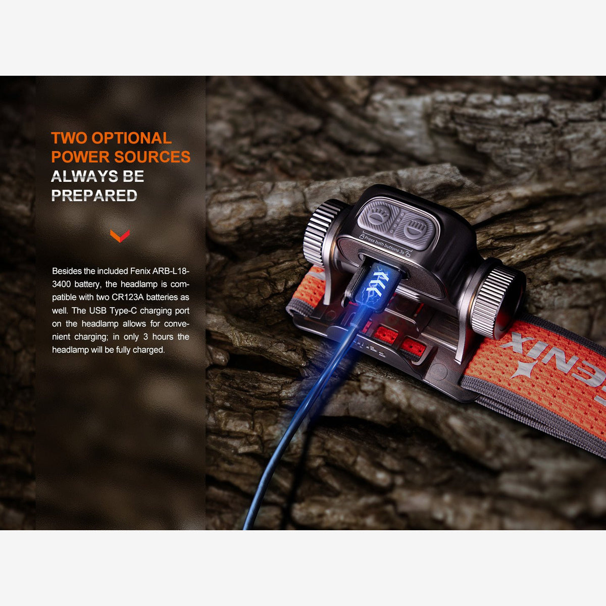 Fenix HM65R-T V2.0 (1600 lumen) | Trail.nl