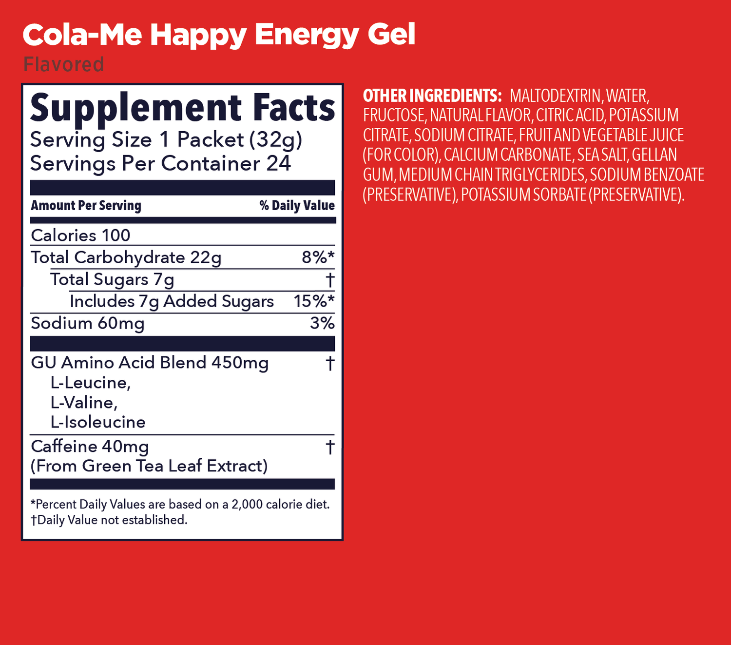 GU | Original Energy | Energy Gel + Caffeine | 23 Gram Carbs - Trail.nl