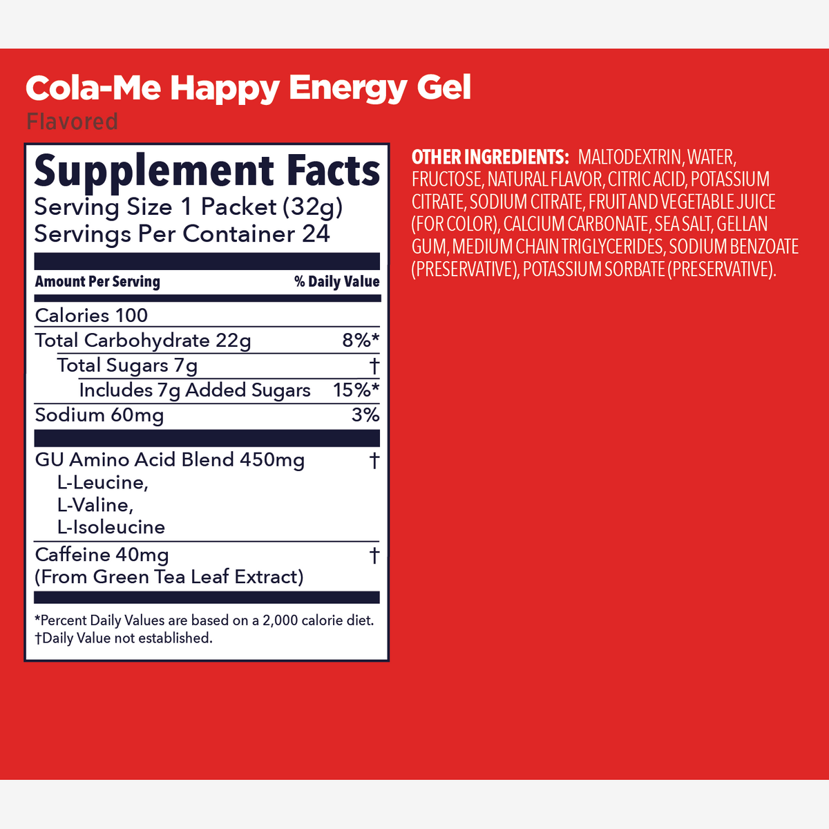 GU Original Energy + Caffeine (23g Carbs) | Trail.nl