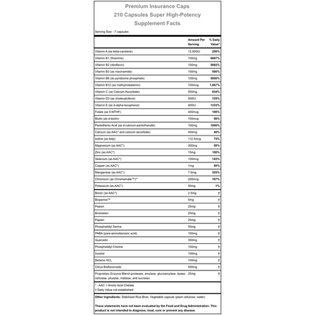 Hammer Nutrition | Daily Essentials | Premium Insurance Caps | Trail.nl