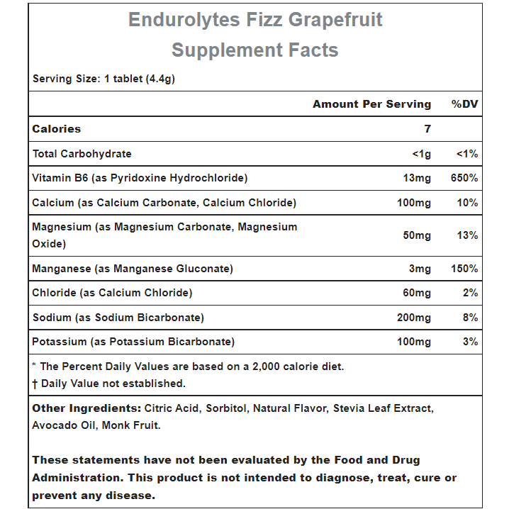 Hammer Nutrition Endurolytes FIZZ Bruistabletten (200 mg natrium) - Trail.nl