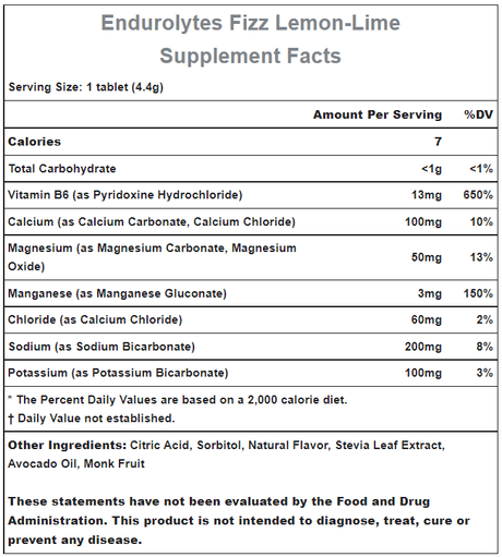 Hammer Nutrition | Endurolytes FIZZ | Elektrolytendrank | Bruistablet | Trail.nl