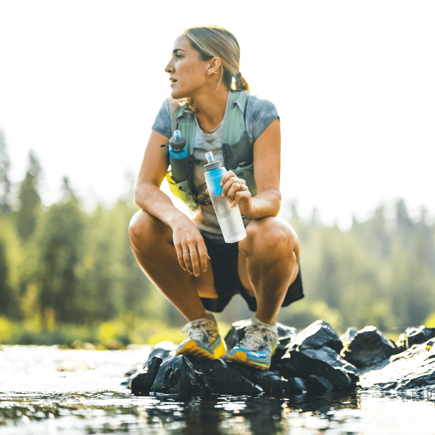 Hydrapak | Ultraflask+ 2025 | Soft Flask + Waterfilter | 500 ML | Trail.nl