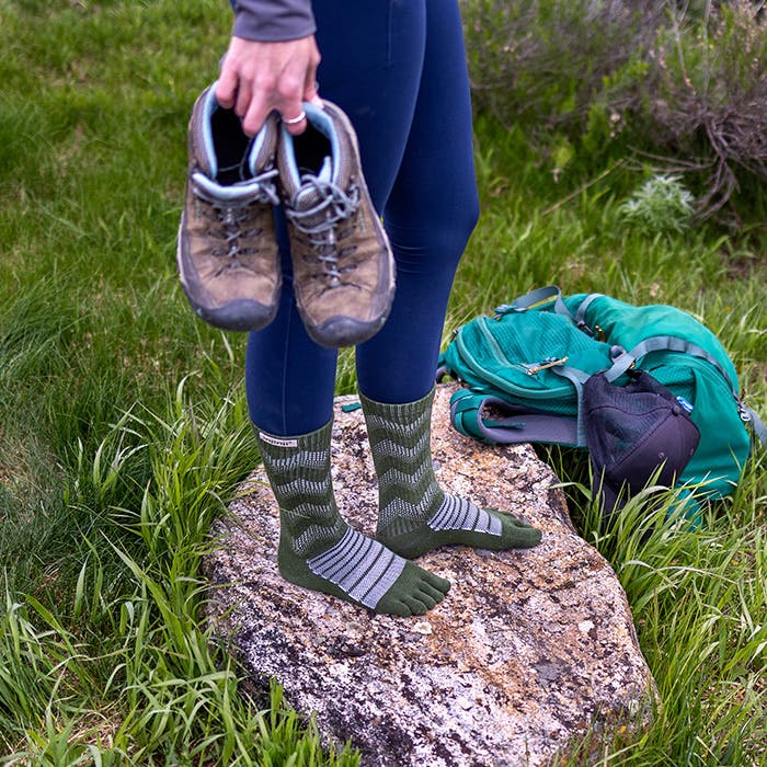 Injinji | Outdoor | Crew | Midweight | Wol | Wandelsokken - Trail.nl