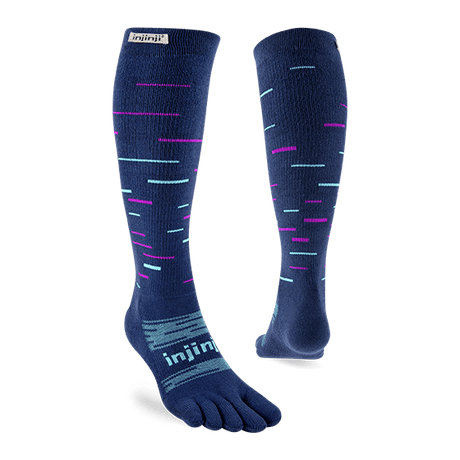 Injinji | Snow | Over the Calf | Midweight Padded | Teensokken - Trail.nl