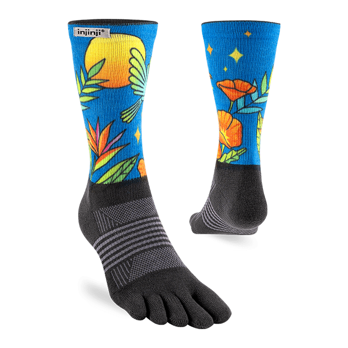 Injinji | Trail | Crew | Midweight | Trailrunsokken | Dames | Sunny San Diego - Trail.nl