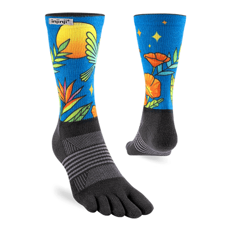 Injinji | Trail | Crew | Midweight | Trailrunsokken | Dames | Sunny San Diego - Trail.nl