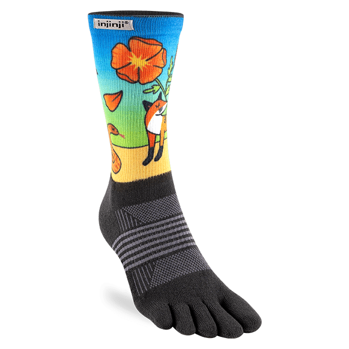 Injinji | Trail | Crew | Midweight | Trailrunsokken | Dames | Sunny San Diego - Trail.nl