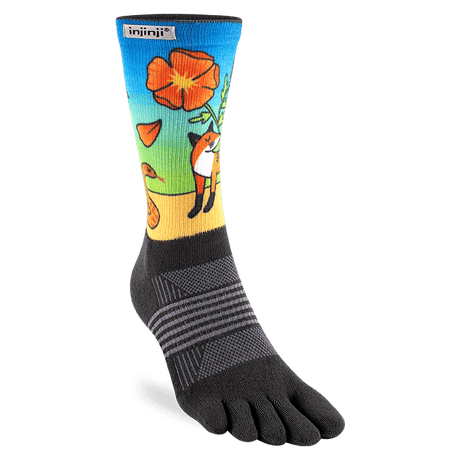 Injinji | Trail | Crew | Midweight | Trailrunsokken | Dames | Sunny San Diego - Trail.nl