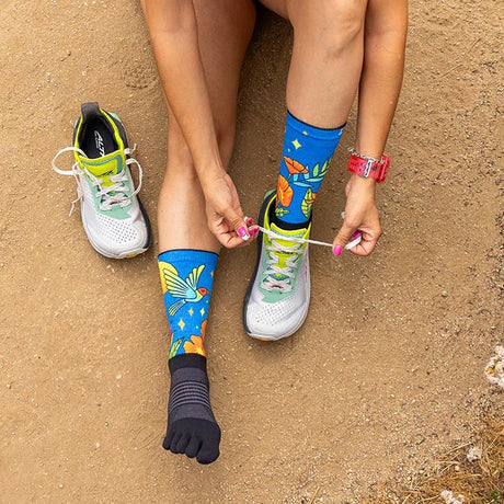 Injinji | Trail | Crew | Midweight | Trailrunsokken | Dames | Sunny San Diego - Trail.nl