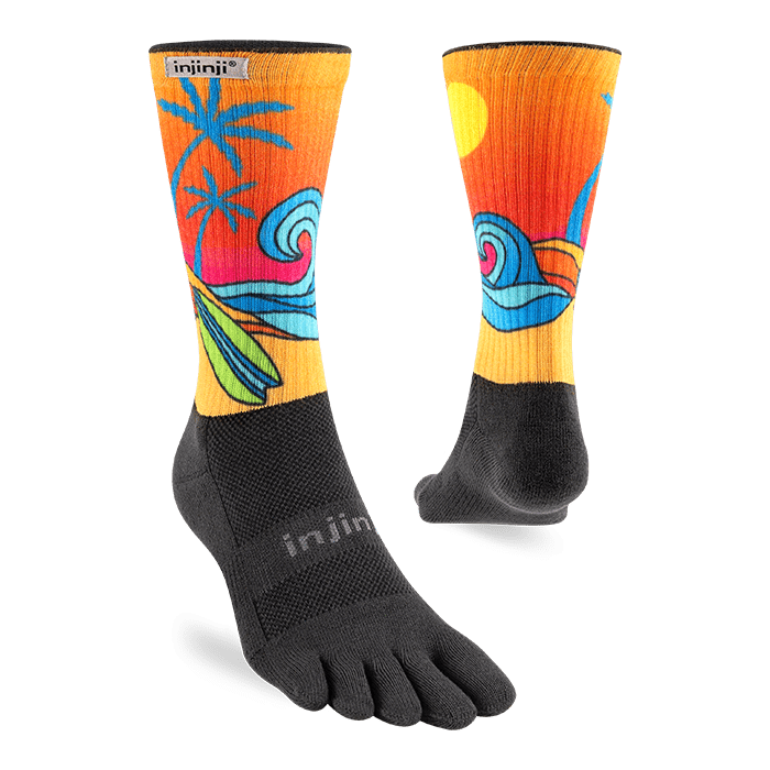 Injinji | Trail | Crew | Midweight | Trailrunsokken | Sunny San Diego - Trail.nl