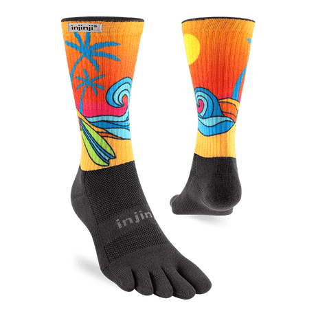 Injinji | Trail | Crew | Midweight | Trailrunsokken | Sunny San Diego - Trail.nl