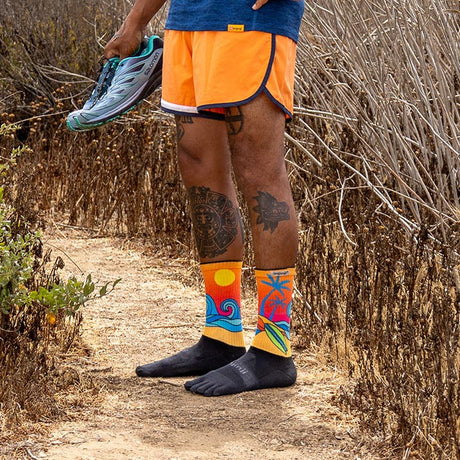 Injinji | Trail | Crew | Midweight | Trailrunsokken | Sunny San Diego - Trail.nl