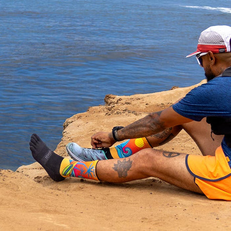 Injinji | Trail | Crew | Midweight | Trailrunsokken | Sunny San Diego - Trail.nl