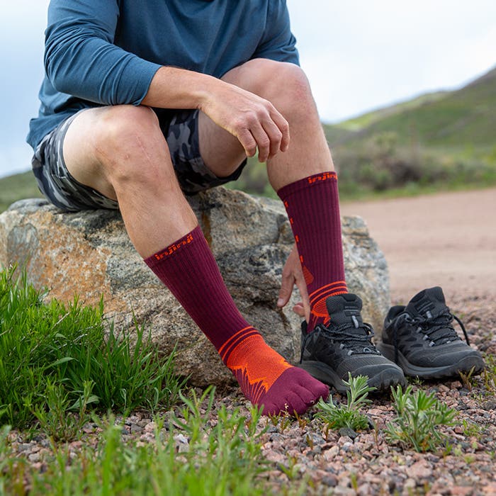 Injinji | Ultra Run | Crew | Midweight Padded | Hardloopsokken | Trail.nl