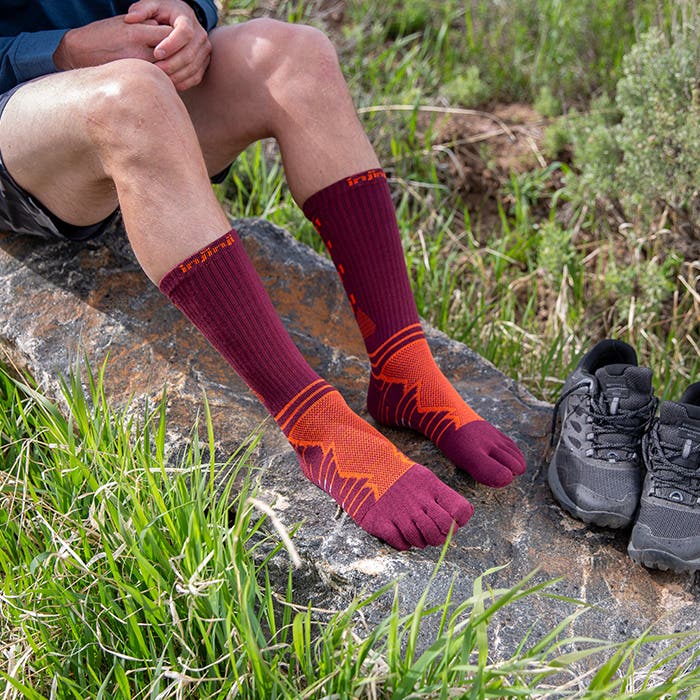 Injinji | Ultra Run | Crew | Midweight Padded | Hardloopsokken | Trail.nl