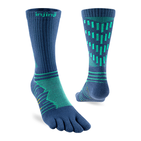 Injinji | Ultra Run | Crew | Midweight Padded | Hardloopsokken | Trail.nl