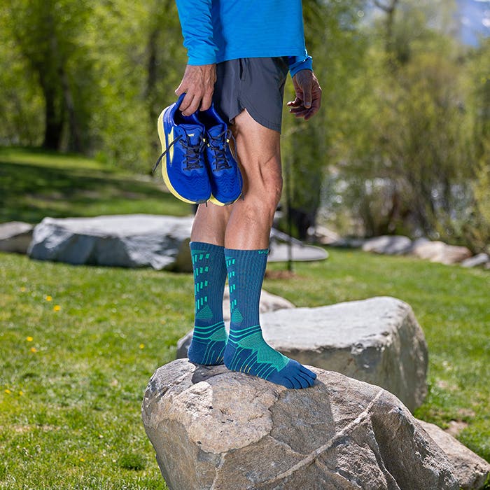 Injinji | Ultra Run | Crew | Midweight Padded | Hardloopsokken | Trail.nl