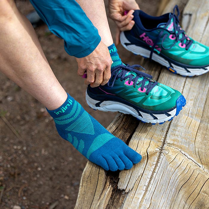 Injinji | Ultra Run | Mini-Crew | Midweight Padded | Hardloopsokken | Dames | Trail.nl