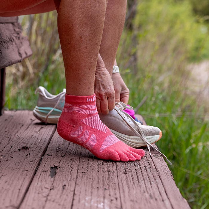 Injinji | Ultra Run | Mini-Crew | Midweight Padded | Hardloopsokken | Dames | Trail.nl