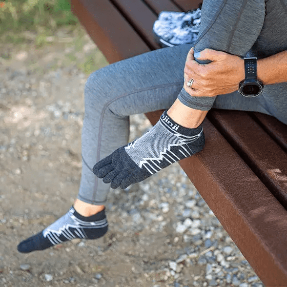 Injinji | Ultra Run | No-Show Wool | Midweight Padded | Hardloopsokken | Trail.nl