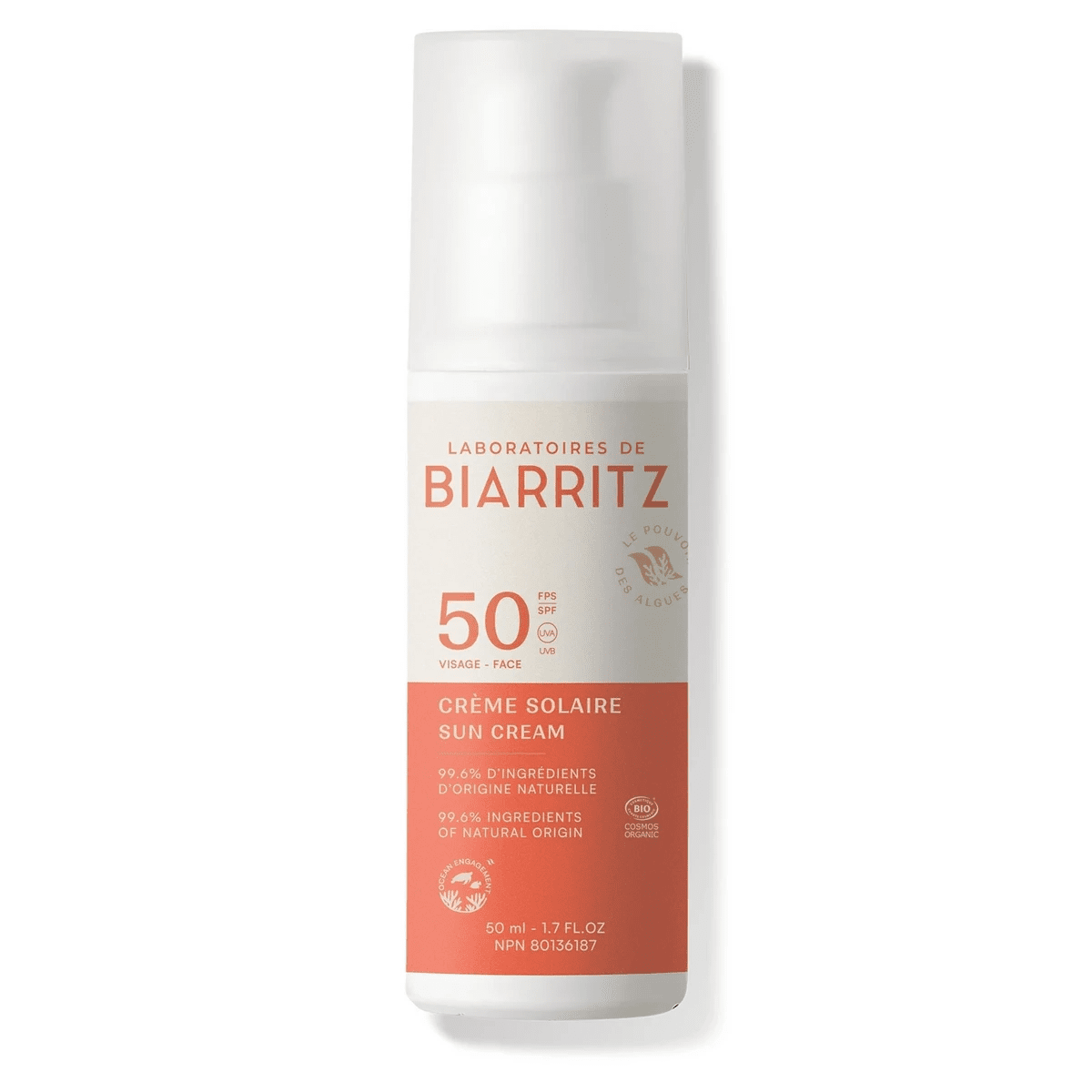 Laboratoires de Biarritz Face Sunscreen (SPF 50) | Trail.nl