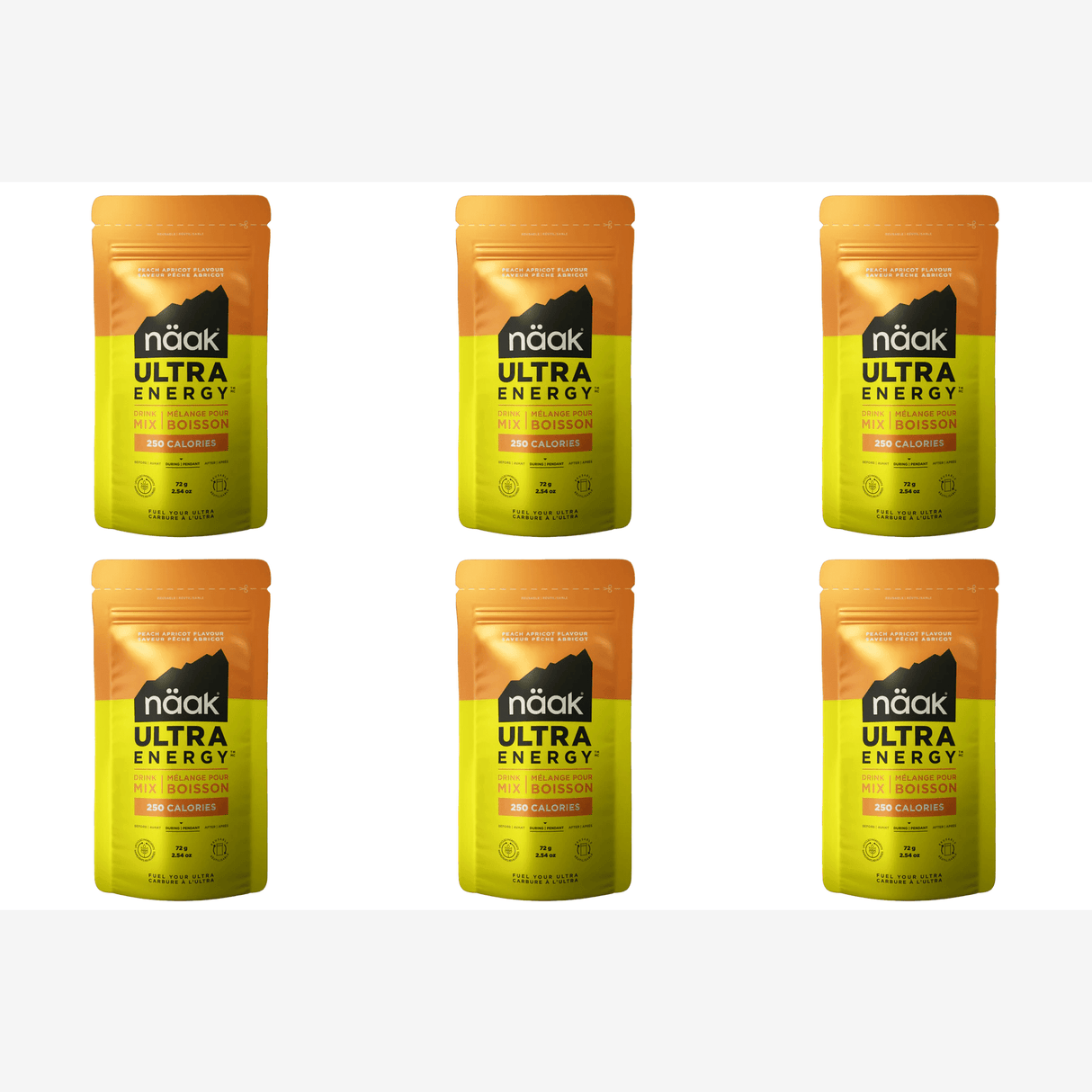 Näak | Ultra Energy Drink Mix | 55 Gram Carbs - Trail.nl