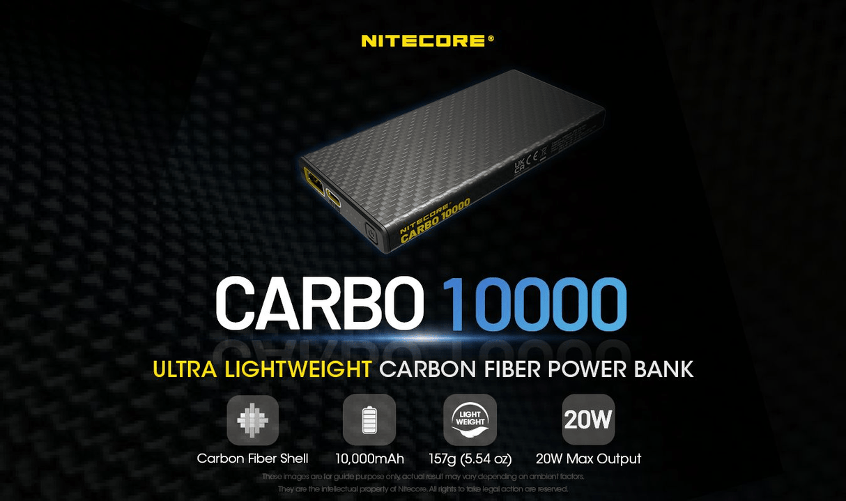 Nitecore | Carbo 10000| Powerbank | 10.000 | Trail.nl