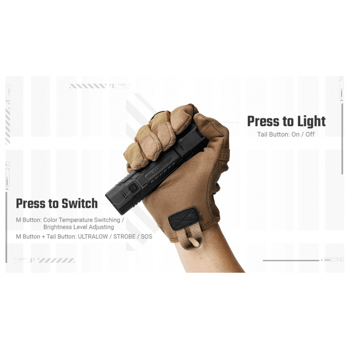 Nitecore | EDC07 | Oplaadbare Zaklamp | 1.500 Lumen | Trail.nl