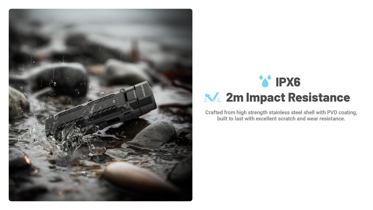 Nitecore | EDC09 | Zaklamp Oplaadbaar | 1600 Lumen - Trail.nl