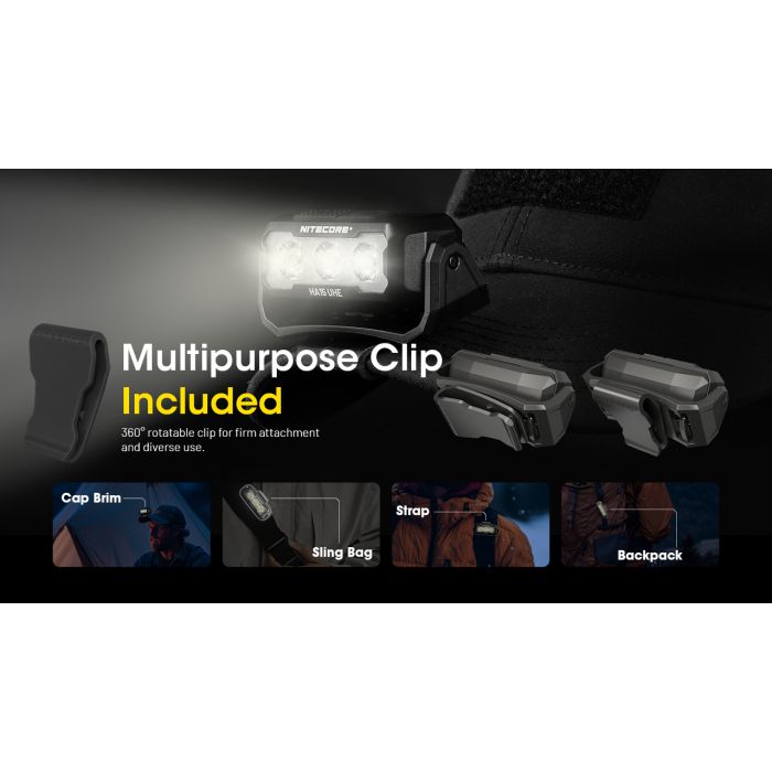 Nitecore | HA15 UHE | Hoofdlamp | 400 Lumen | Trail.nl