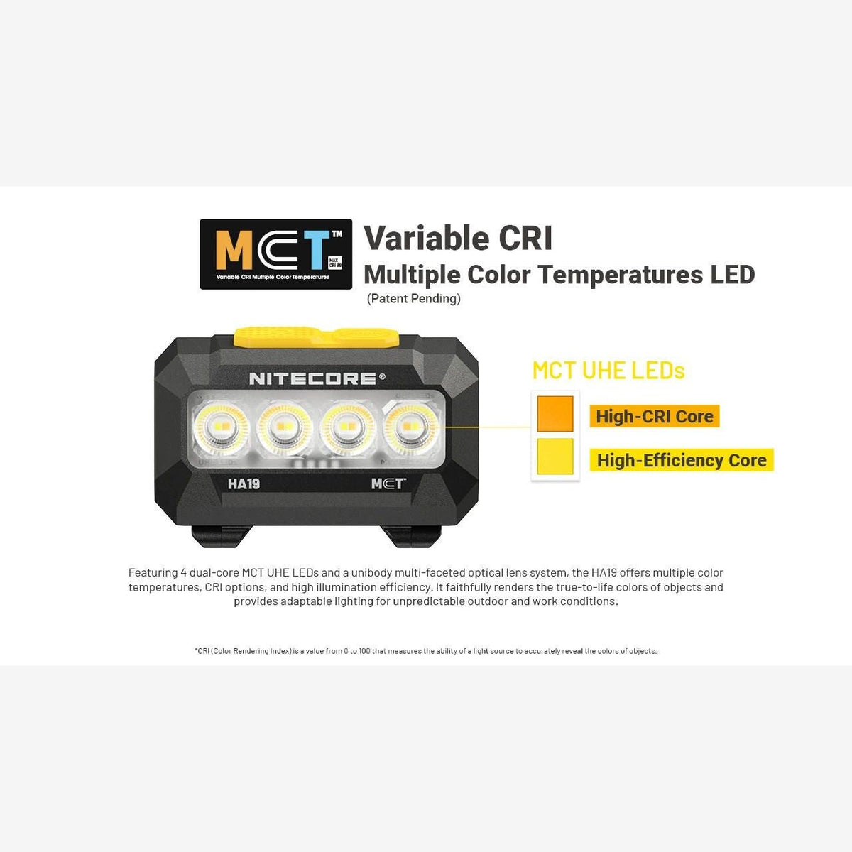 Nitecore HA19 (600 Lumen) | Trail.nl