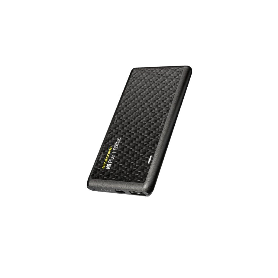 Nitecore NB Plus – powerbank schuin van boven