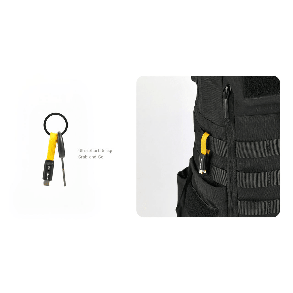 Nitecore | NLink10 Magnetic | USB-C Oplaadkabel - Trail.nl